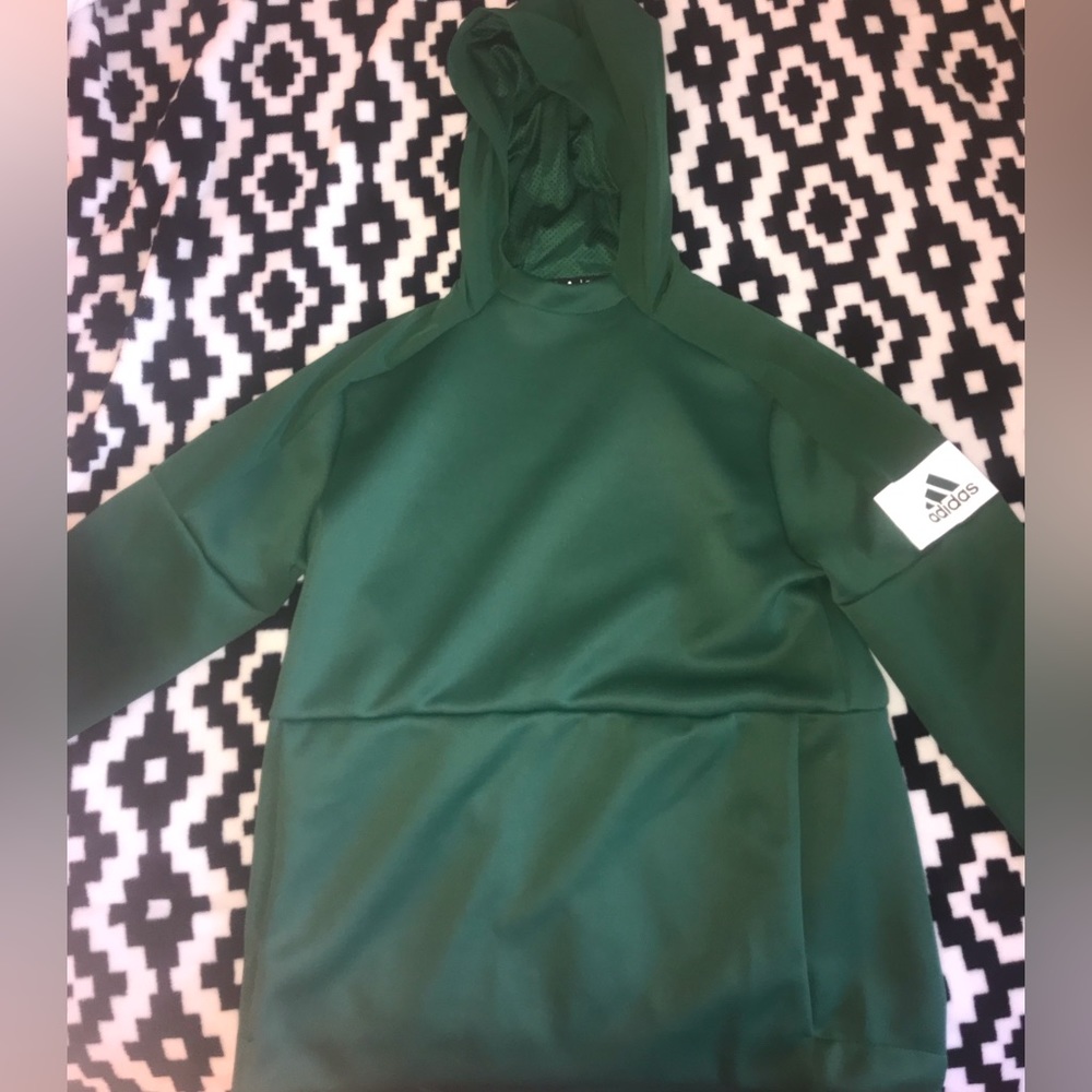 Green Adidas’s hoodie